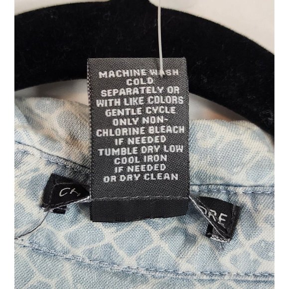 Chelsea & Theodore Dress Womens Medium Blue Soft Tencel Mom Cottage Core Mini - Picture 11 of 11